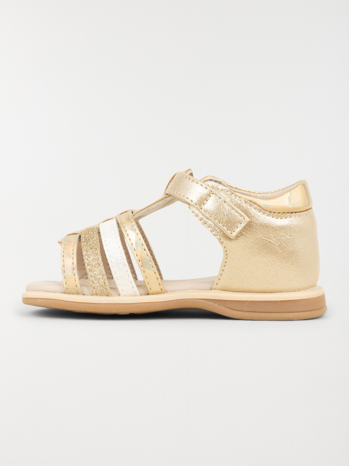 Sandales dorées fille (19-23)