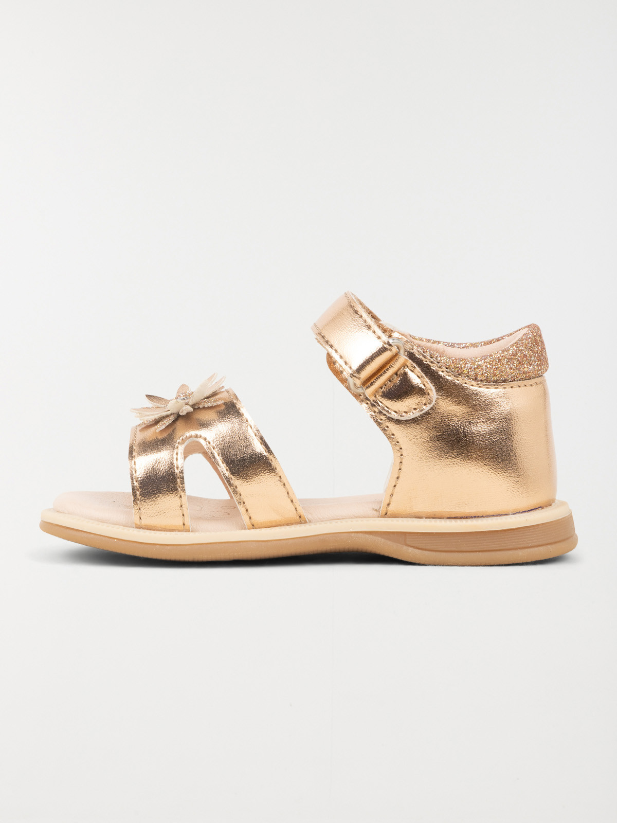 Sandales roses dorées fille (19-23)