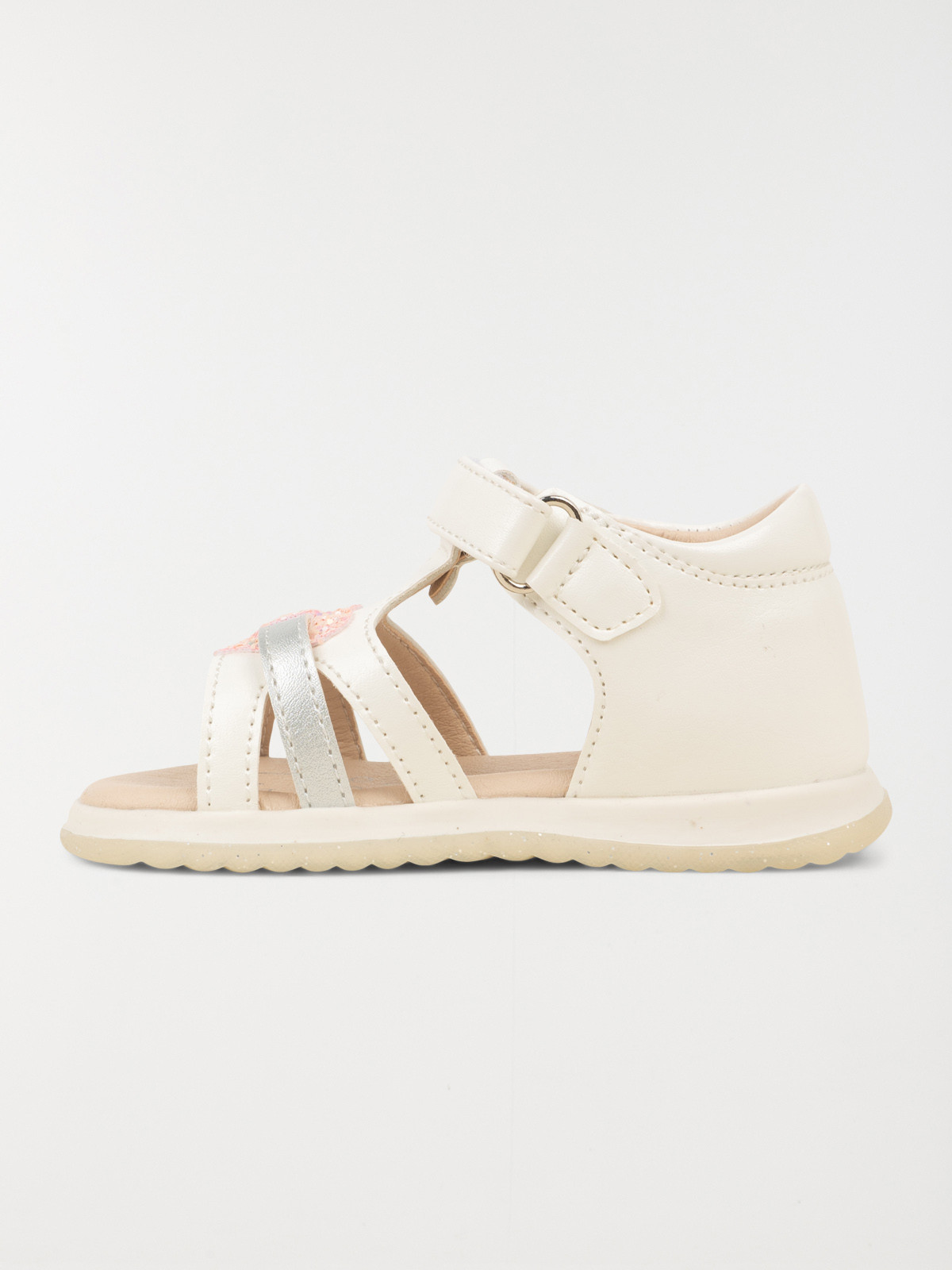 Sandales coeur pailleté fille (19-23)