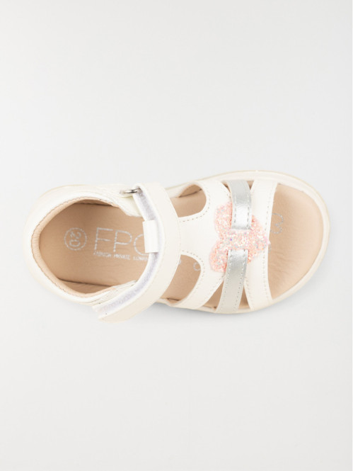 Sandales coeur pailleté fille (19-23)