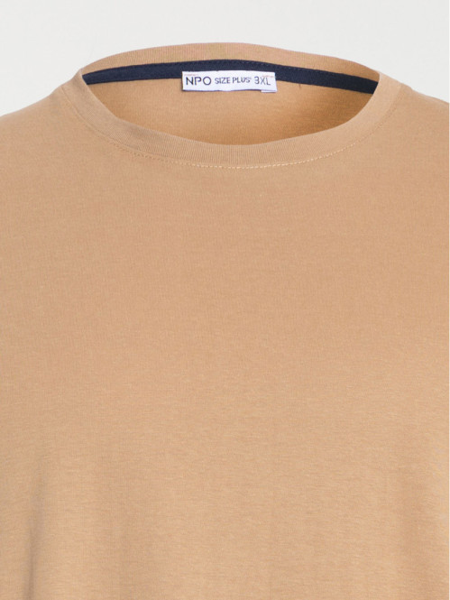 T-shirt fauve grande taille...