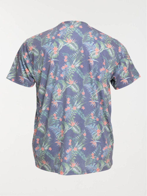 T-shirt tropical grande taille homme