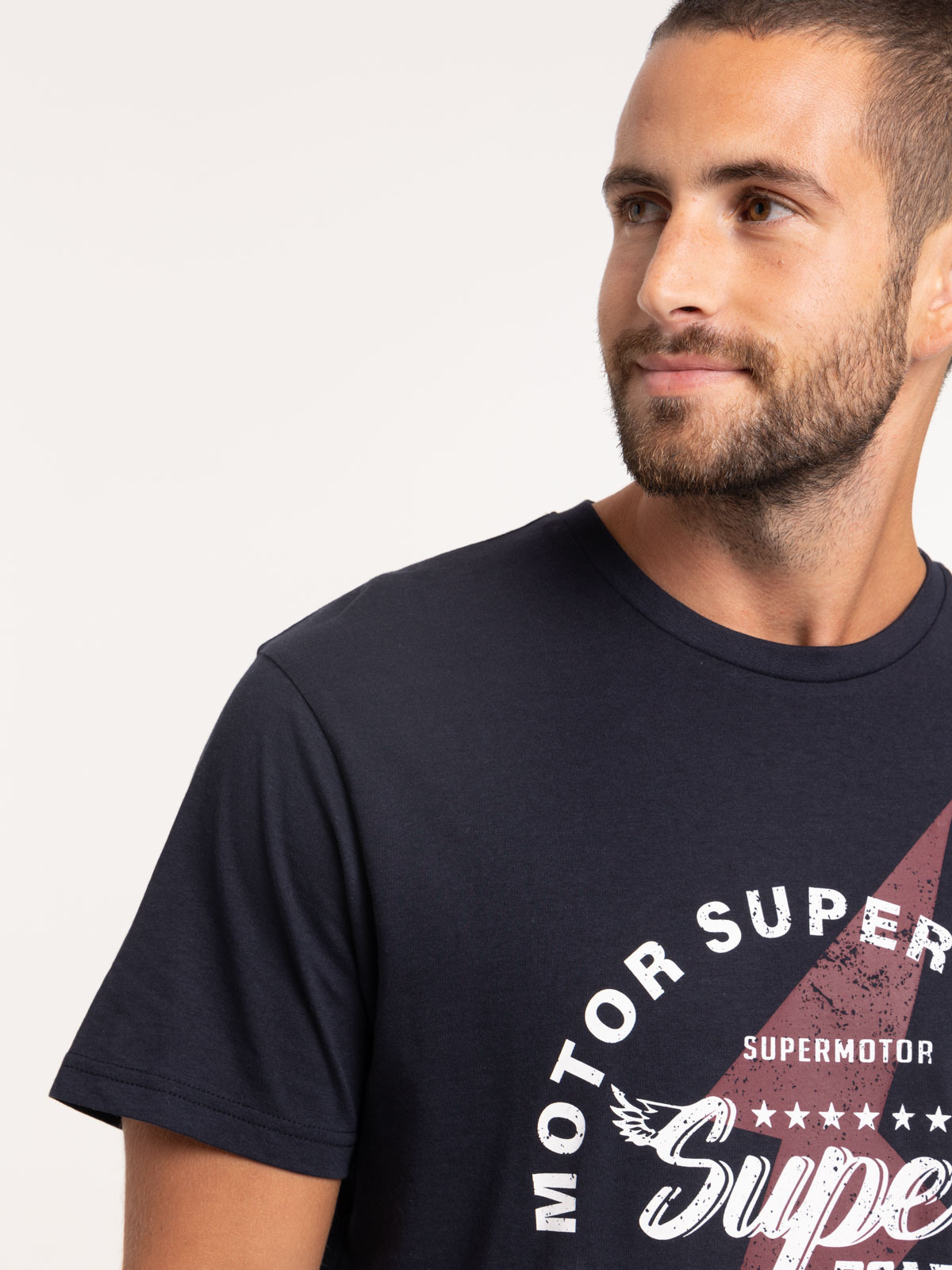 T-shirt imprimé marine navy homme T-shirt imprimé marine navy homme