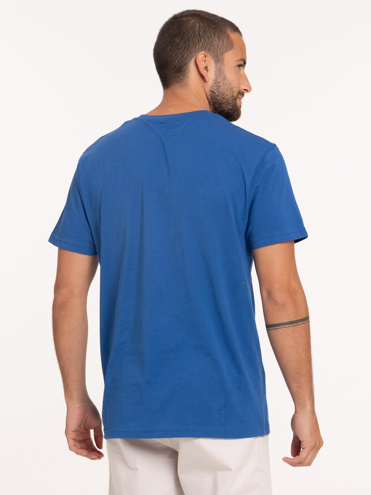 T-shirt original motor bleu franc homme