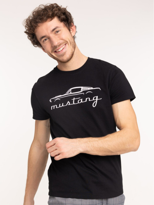 T-shirt Mustang homme noir T-shirt Mustang homme noir