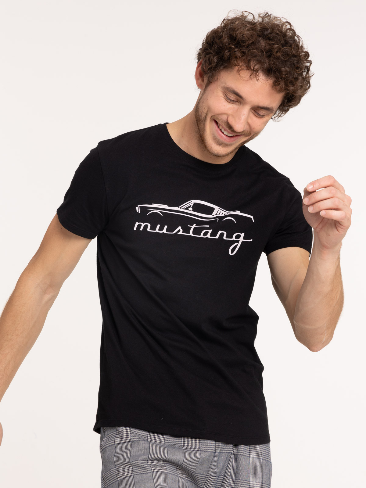 T-shirt Mustang homme noir