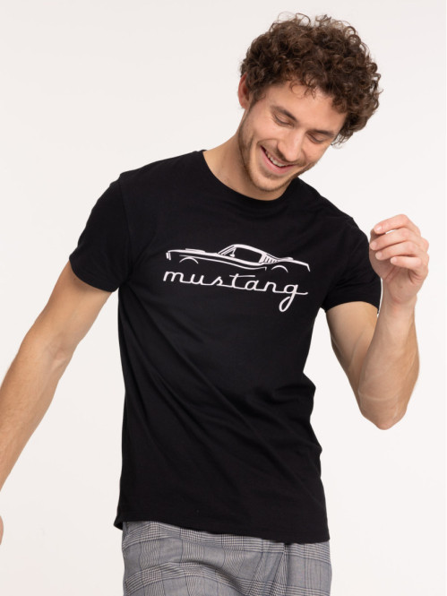 T-shirt Mustang homme noir