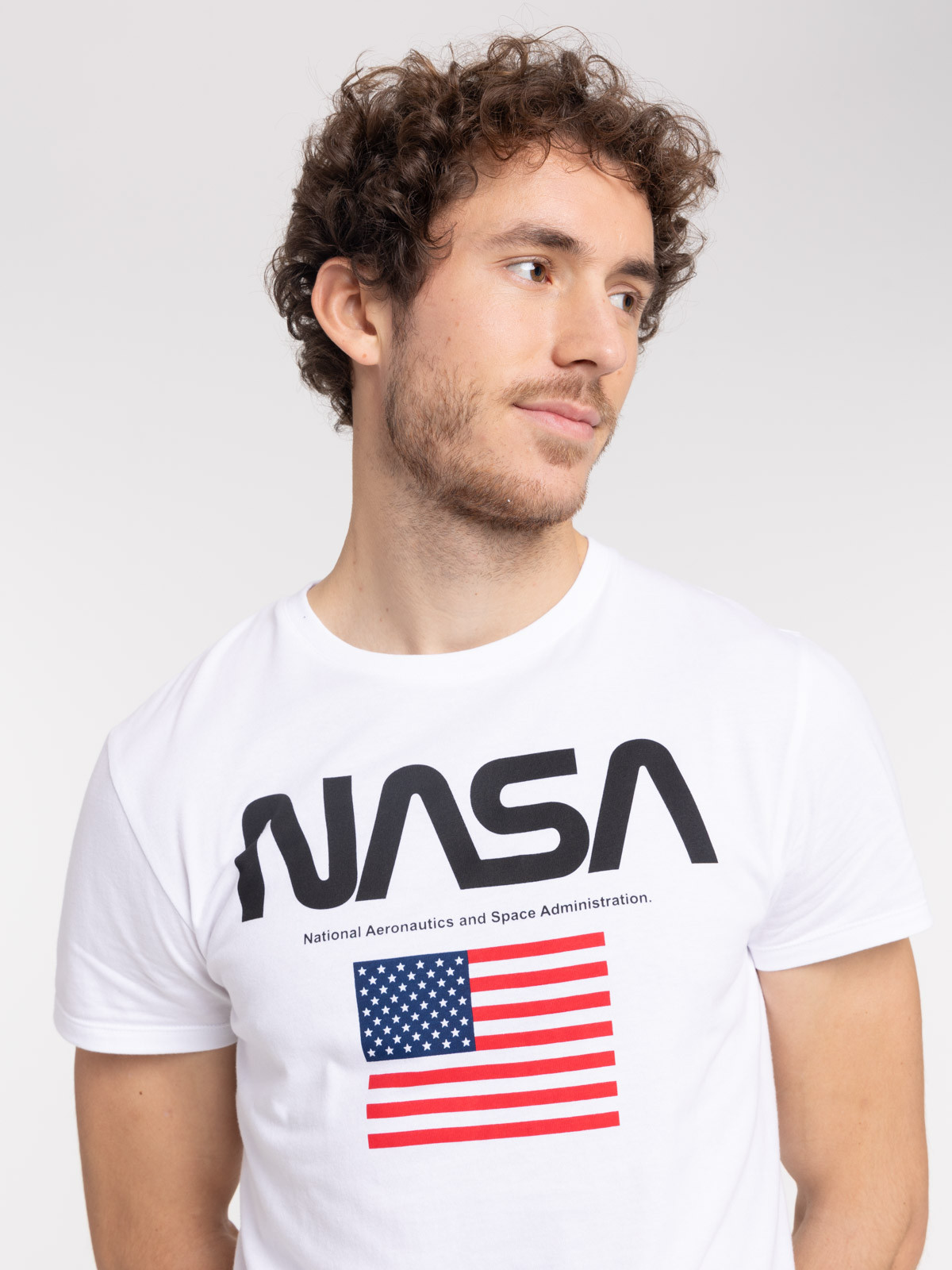T-shirt NASA homme blanc