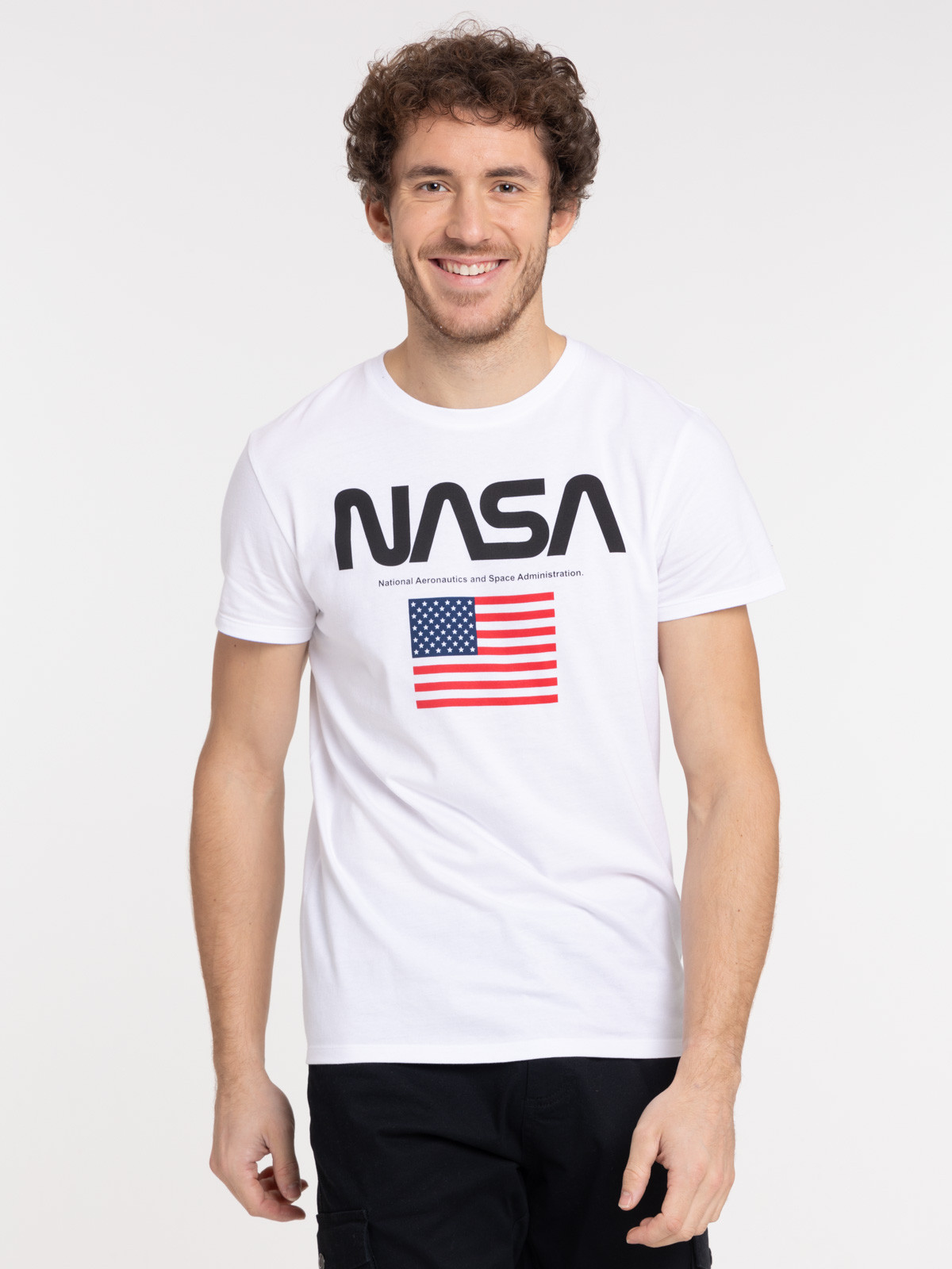 T-shirt NASA homme blanc