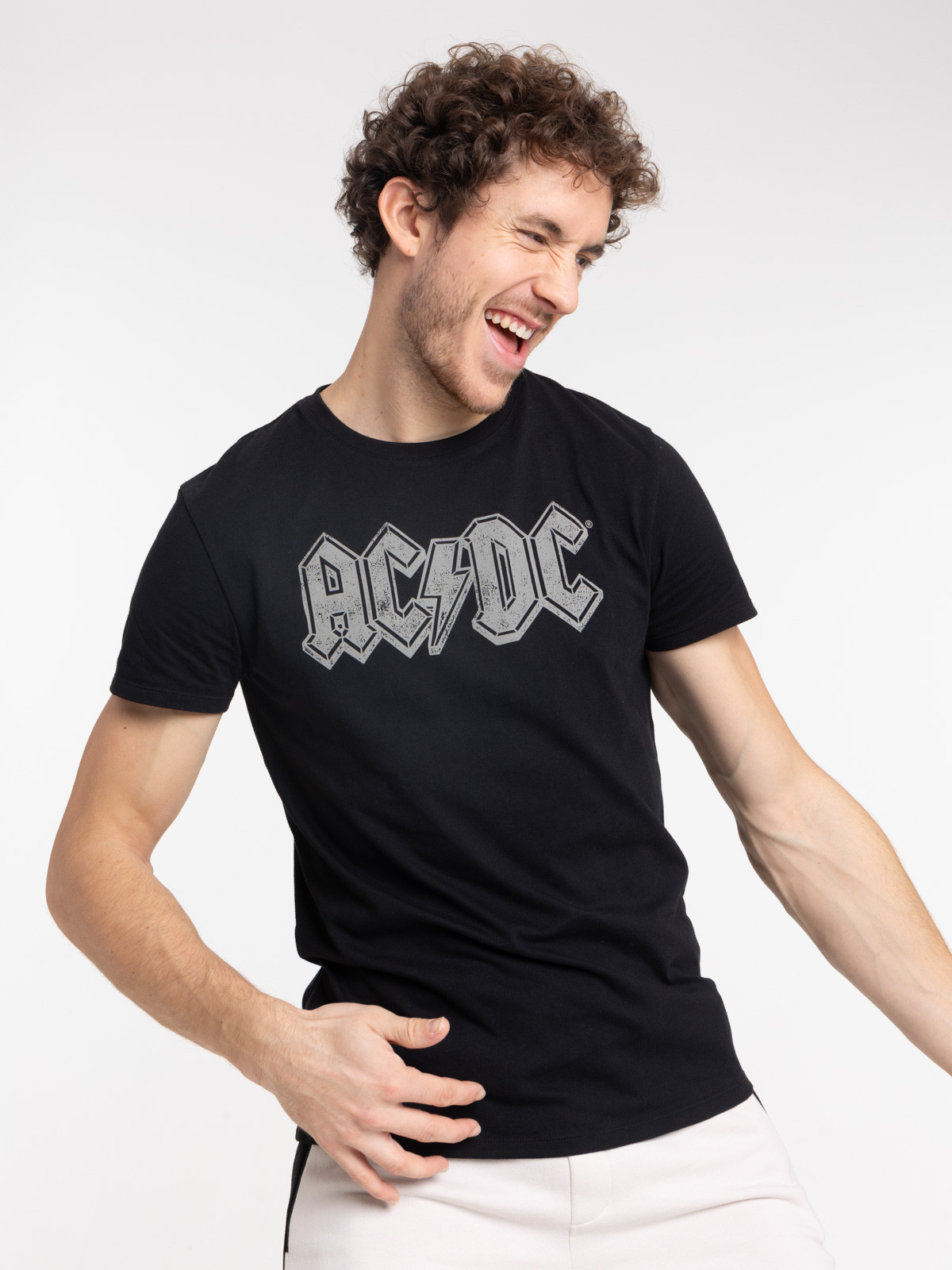 T-shirt AC/DC homme noir