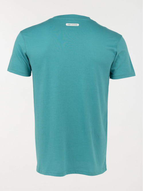 Tee-shirt homme coloris lagon
