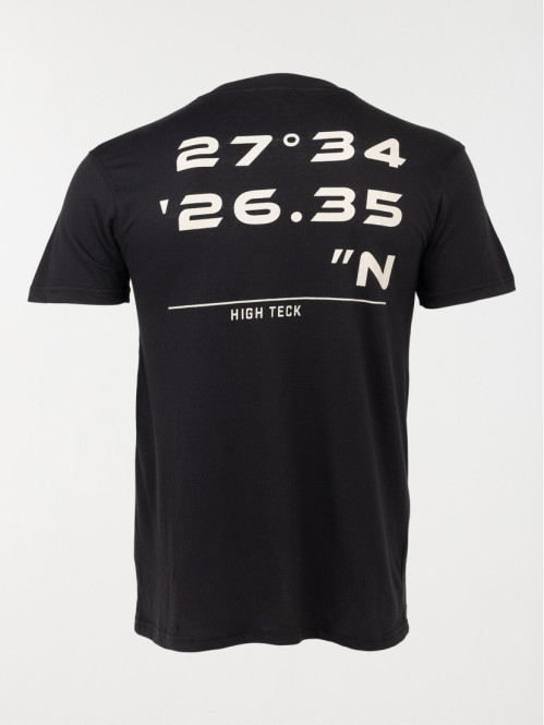 T-shirt imprimé devant et dos homme