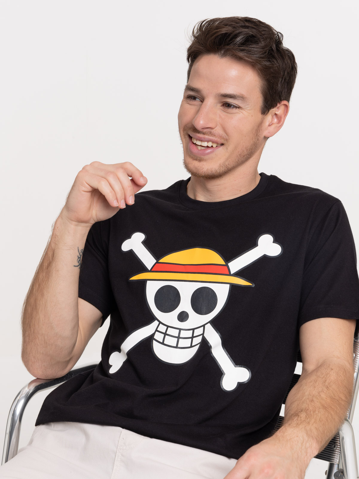 Tee-shirt One Piece homme noir Tee-shirt One Piece homme noir