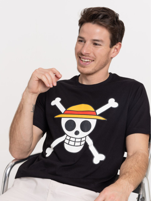 Tee-shirt One Piece homme noir Tee-shirt One Piece homme noir