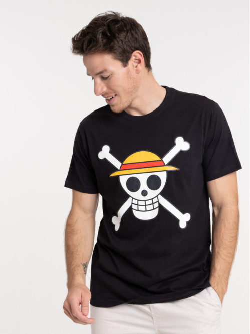 Tee-shirt One Piece homme noir