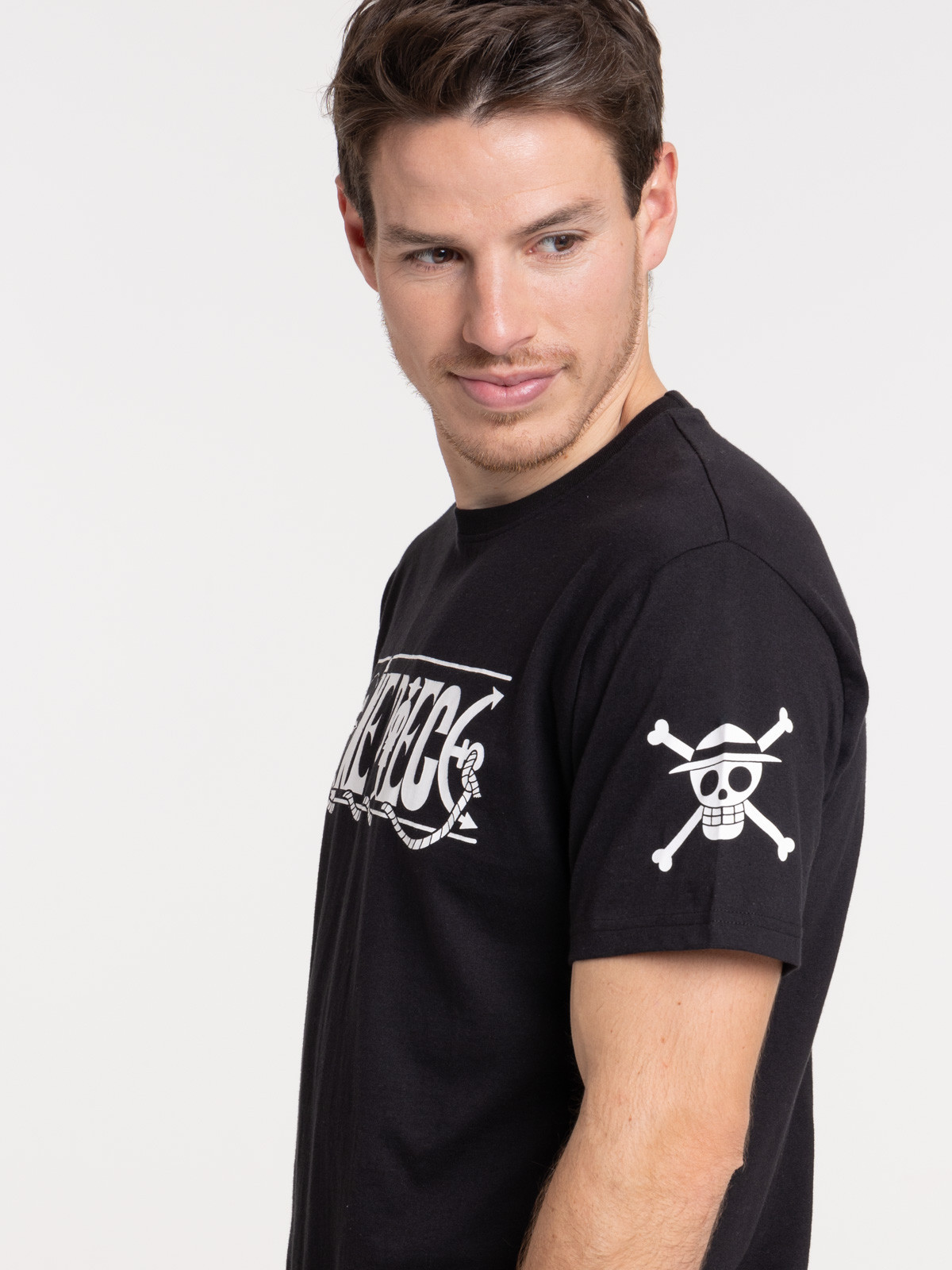 T-shirt One Piece homme noir