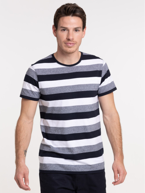 T-shirt rayé poche poitrine homme T-shirt rayé poche poitrine homme