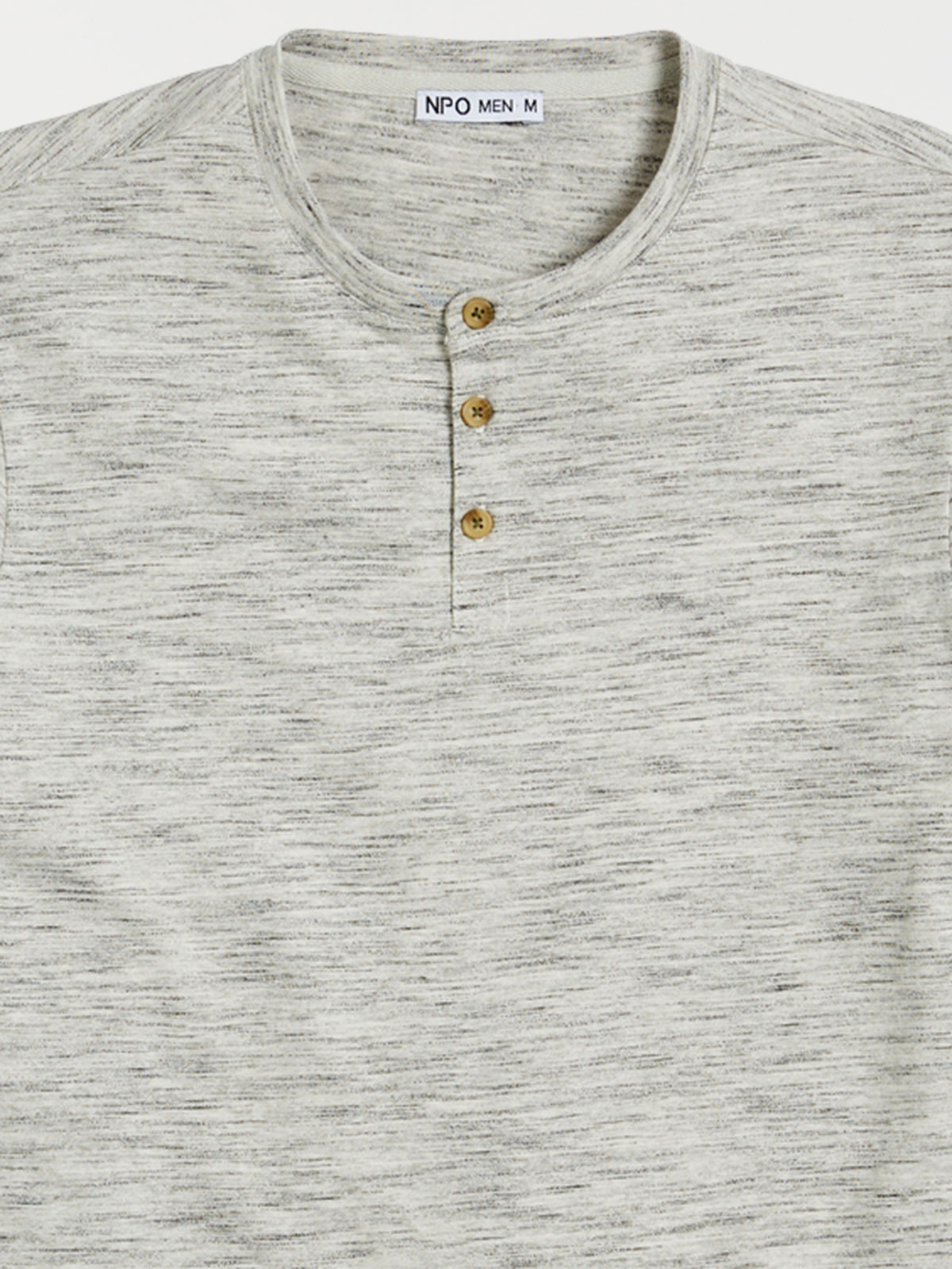 Tee-shirt écru col rond homme Tee-shirt écru col rond homme