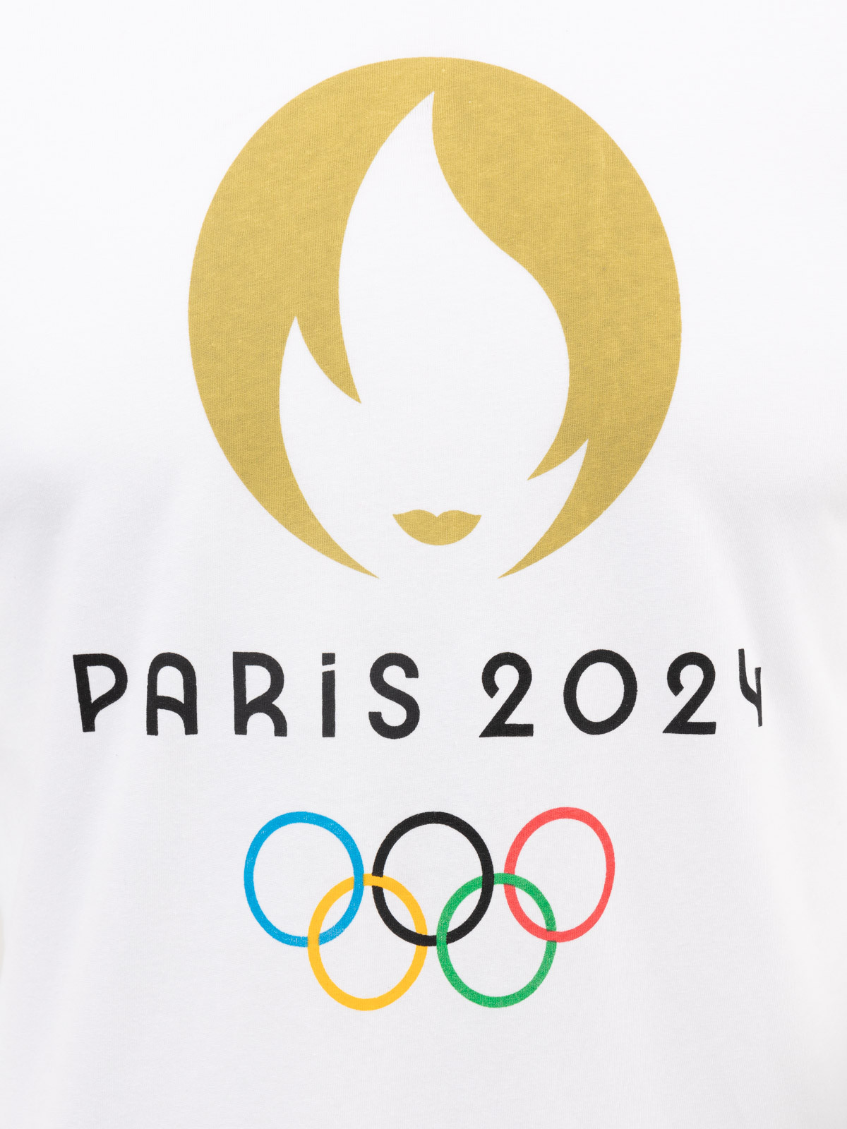 T-shirt homme JO Paris 2024 blanc T-shirt homme JO Paris 2024 blanc