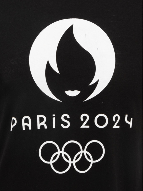 T-shirt homme JO Paris 2024 noir T-shirt homme JO Paris 2024 noir