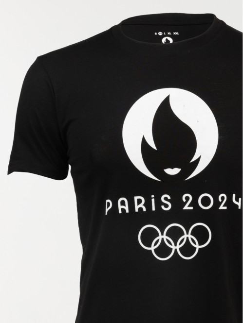 T-shirt homme JO Paris 2024 noir T-shirt homme JO Paris 2024 noir
