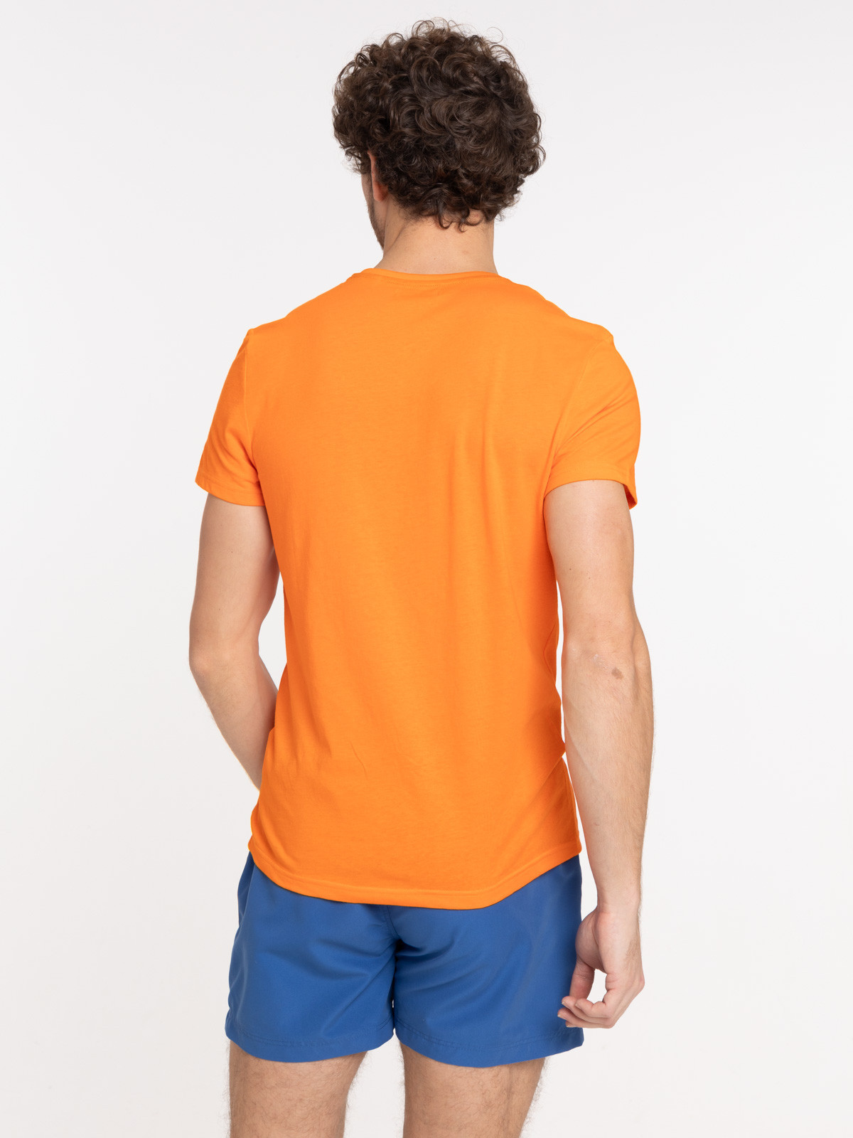 T-shirt orange nautic imprimé homme T-shirt orange nautic imprimé homme