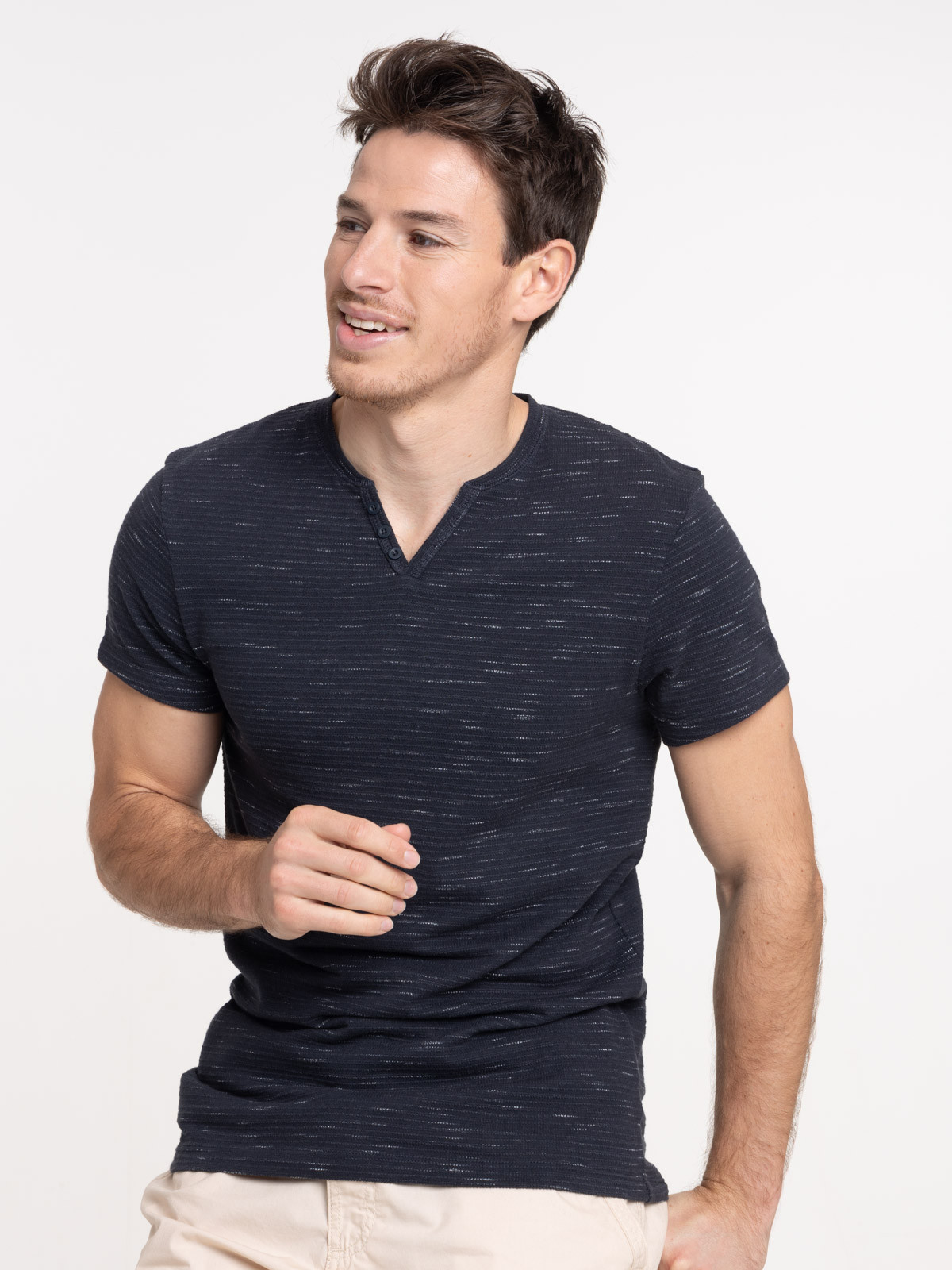 T-shirt homme rayé marine navy T-shirt homme rayé marine navy