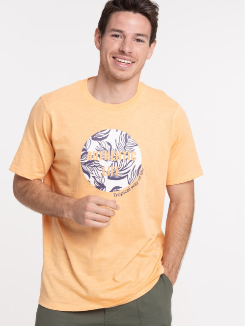 T-shirt imprimé coloris...