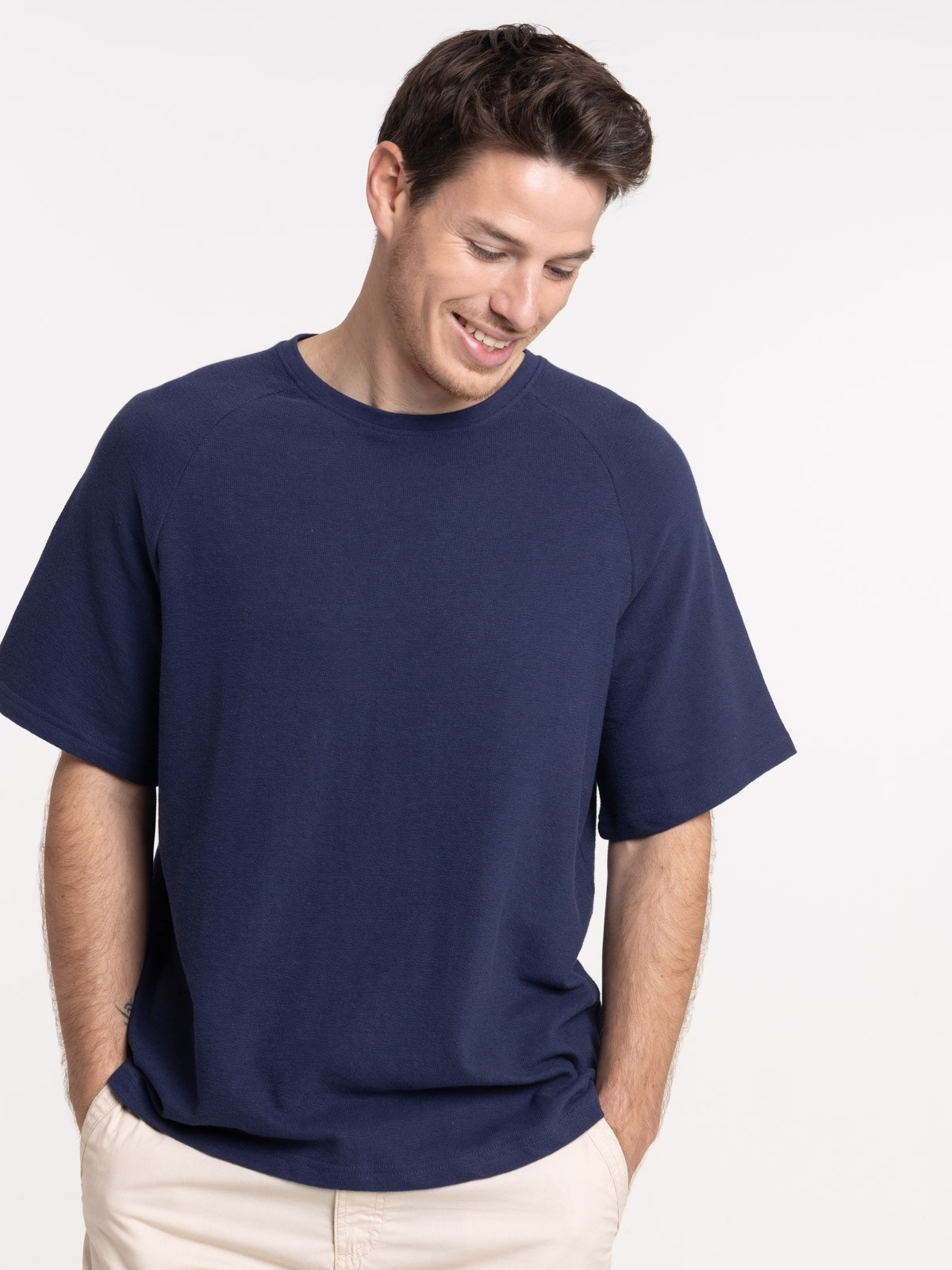 T-shirt naval blue homme