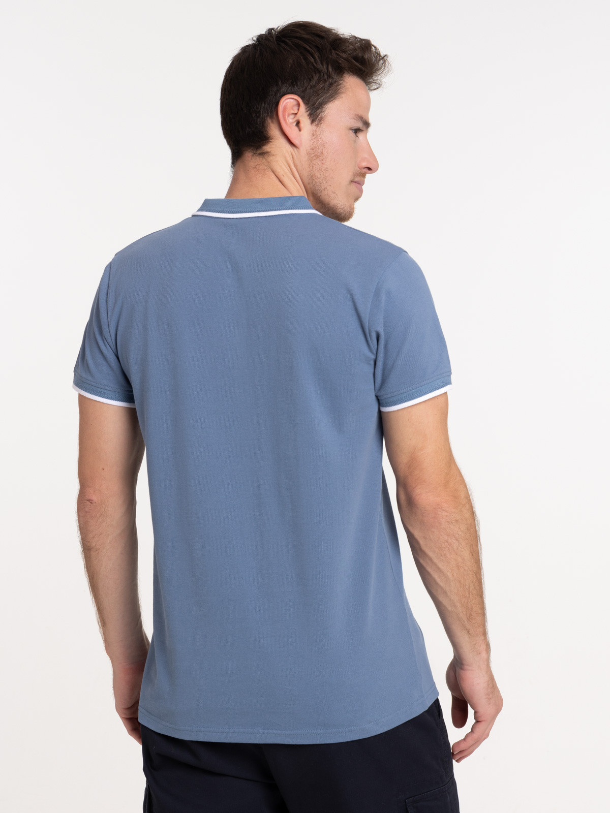 Polo indigo homme