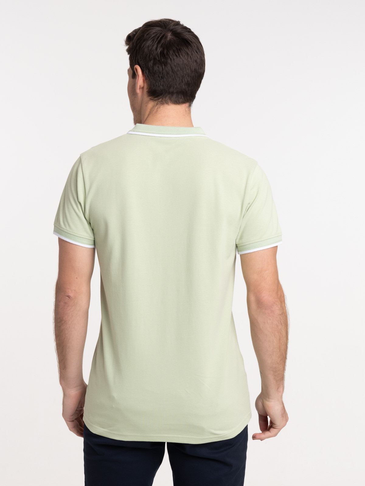Polo homme smoothie green