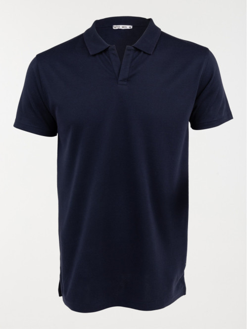 Polo marine navy homme