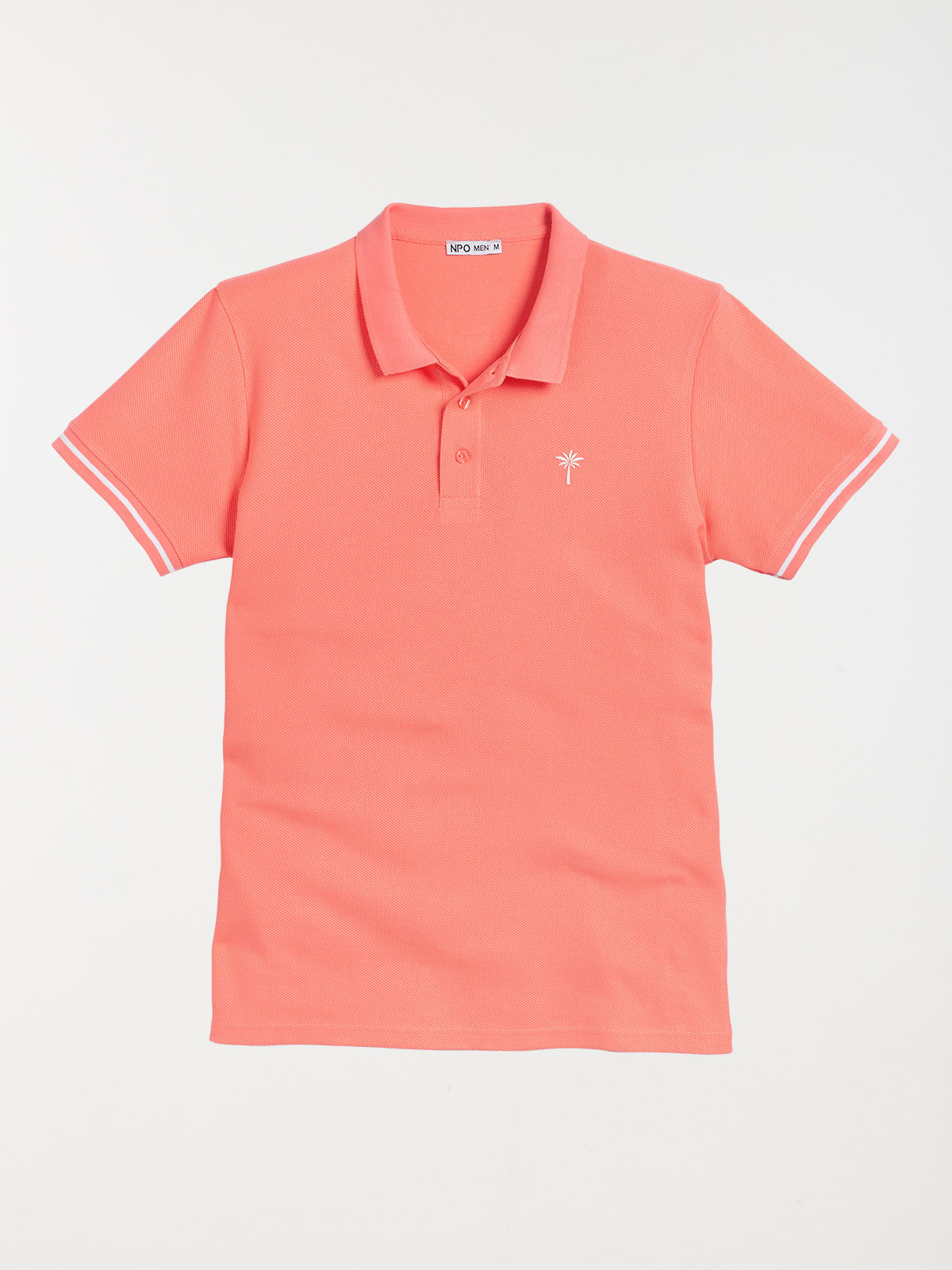 Polo summer pink homme 100% coton