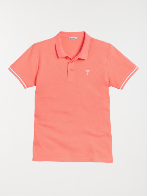Polo summer pink homme 100% coton
