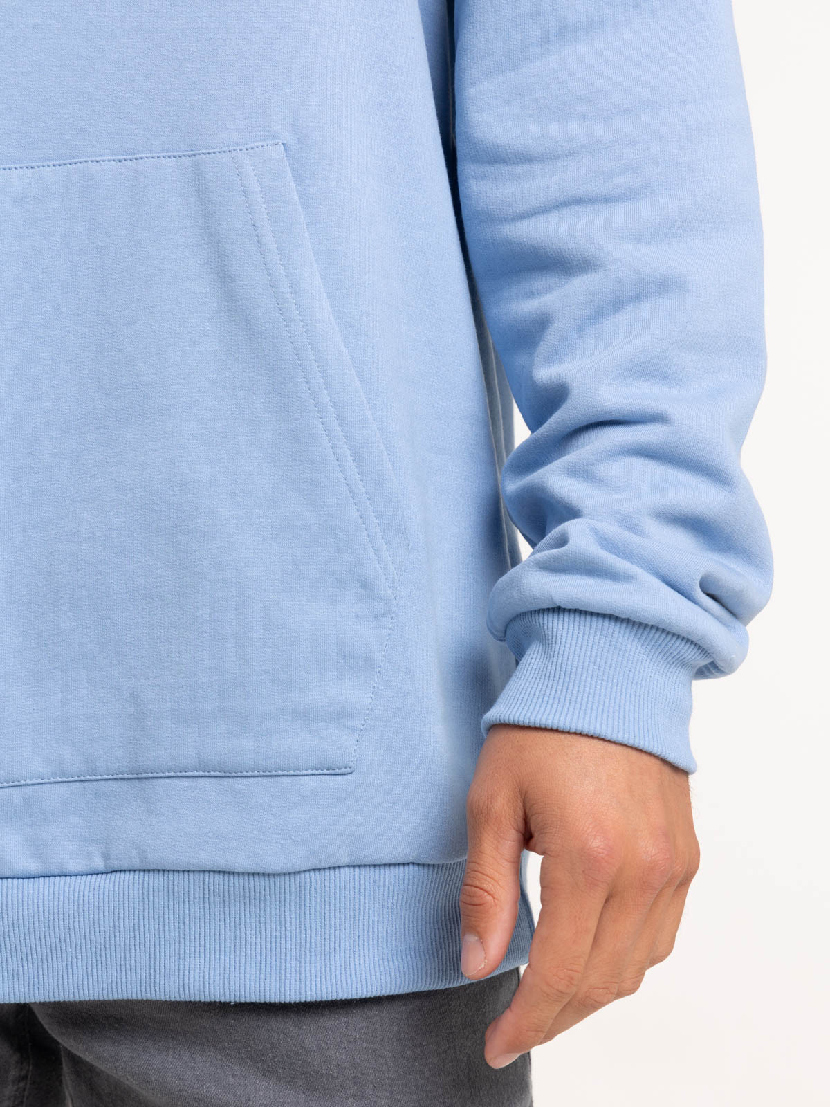 Sweat à capuche sky blue homme