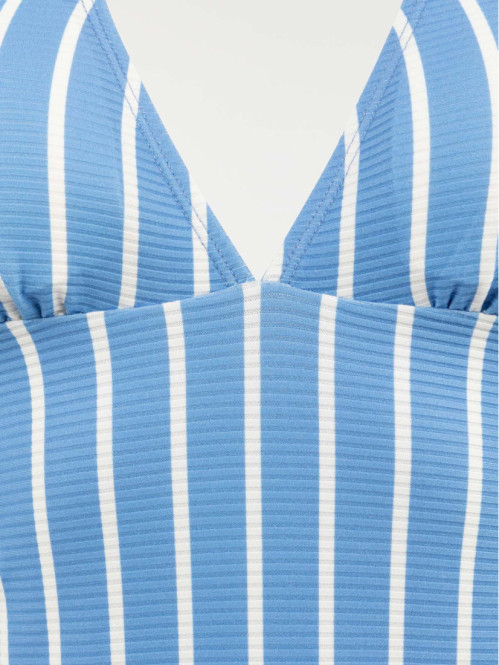 Maillot de bain rayé femme 1 pièce