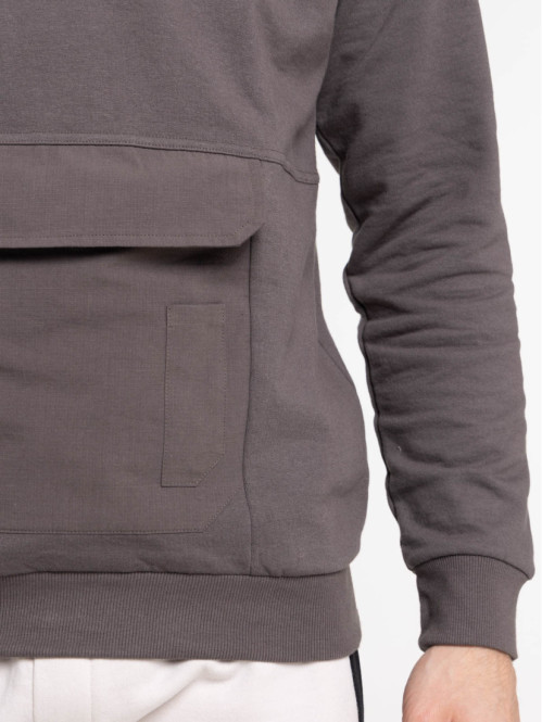 Sweat à capuche gunmetal homme Sweat à capuche gunmetal homme