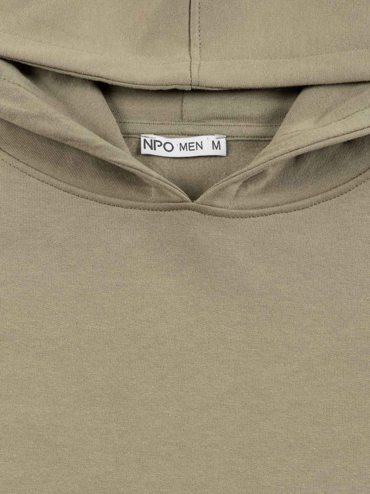 Sweat à capuche coloris tilleul homme Sweat à capuche coloris tilleul homme