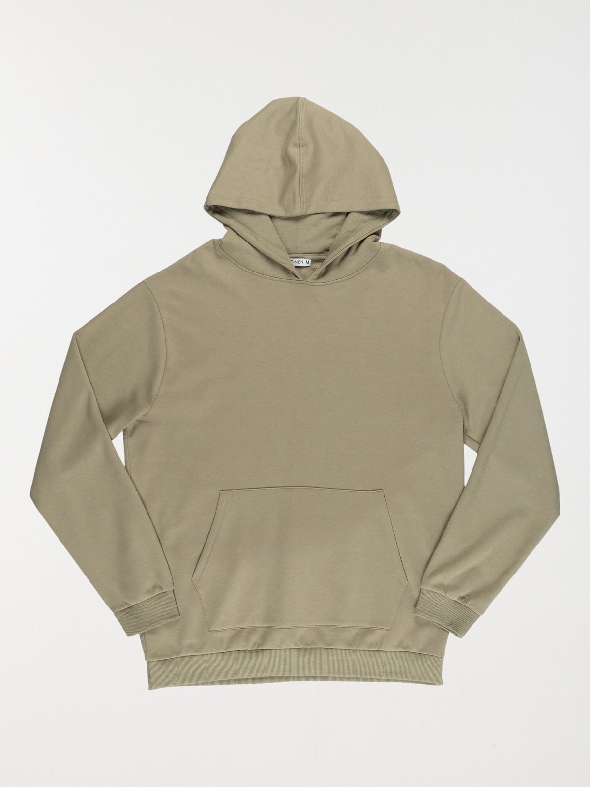 Sweat à capuche coloris tilleul homme