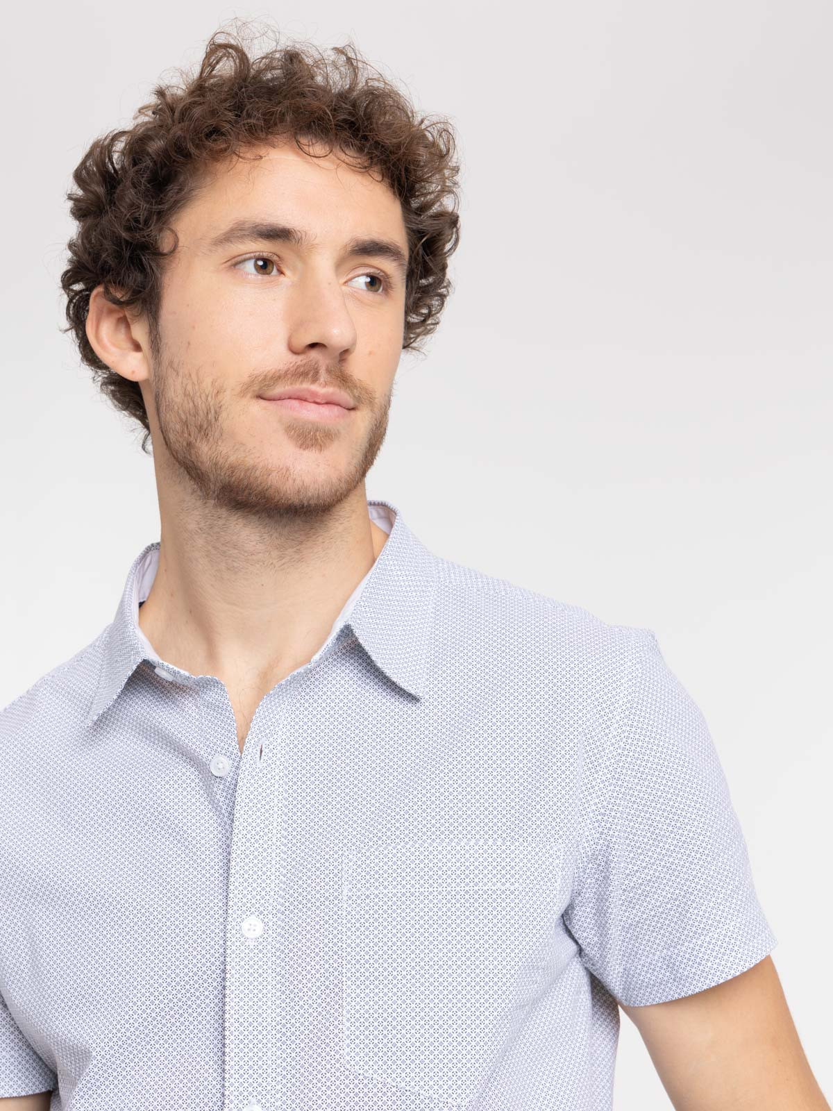 Chemisette imprimée homme