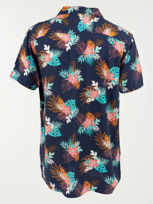 Chemisette fleurs tropicales homme