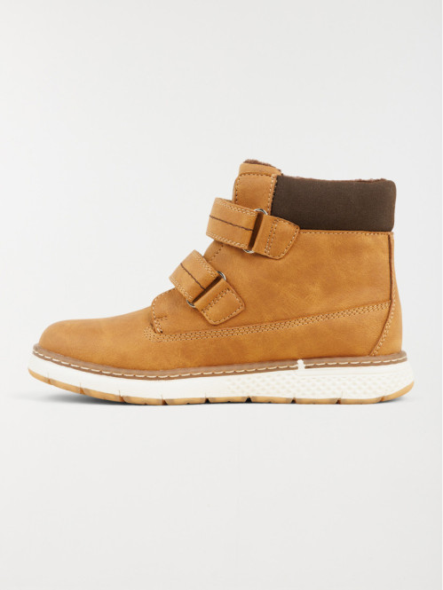 Boots à scratchs camel garçon (31-35) Boots à scratchs camel garçon (31-35)