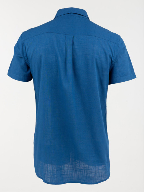 Chemisette bleu franc homme