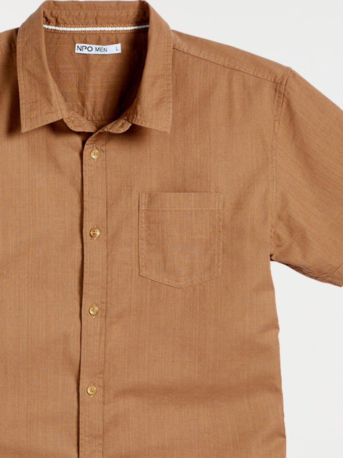 Chemisette fauve homme