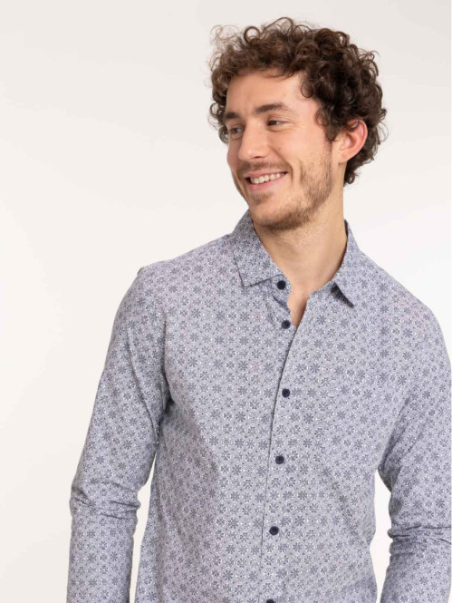 Chemise imprimée graphique homme