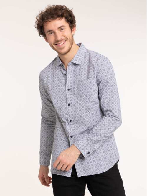 Chemise imprimée graphique homme