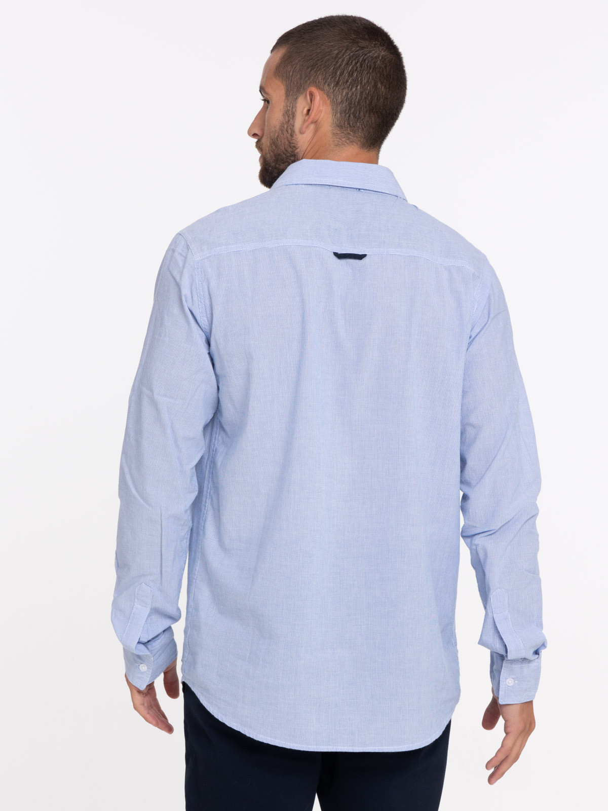 Chemise bleu amande homme