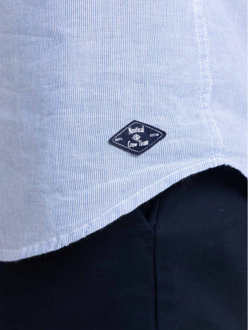 Chemise bleu amande homme