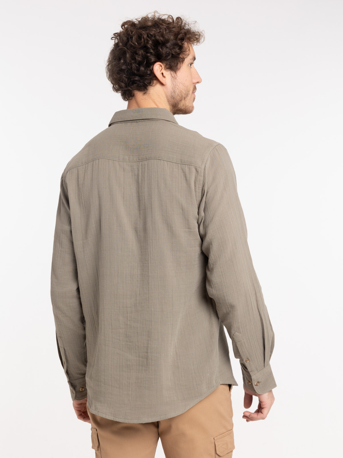 Chemise gaze de coton tilleul homme Chemise gaze de coton tilleul homme