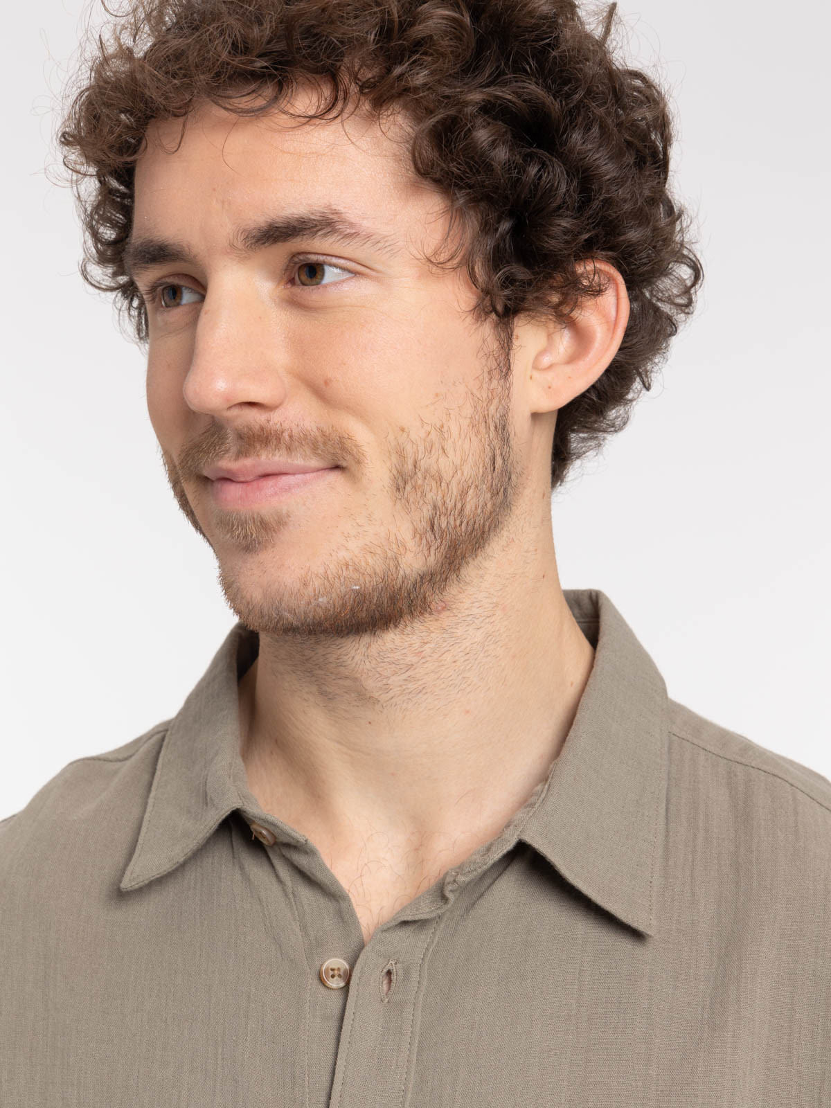 Chemise gaze de coton tilleul homme Chemise gaze de coton tilleul homme